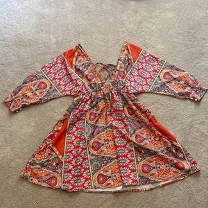 𝅺COLORFUL Low Cut Dress